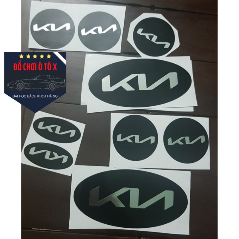 LOGO KIA mới 2021, decal logo kia cao cấp, KIA SELTOS, CERATO, SORENTO, SOLUTO, RONDO, SEDONA