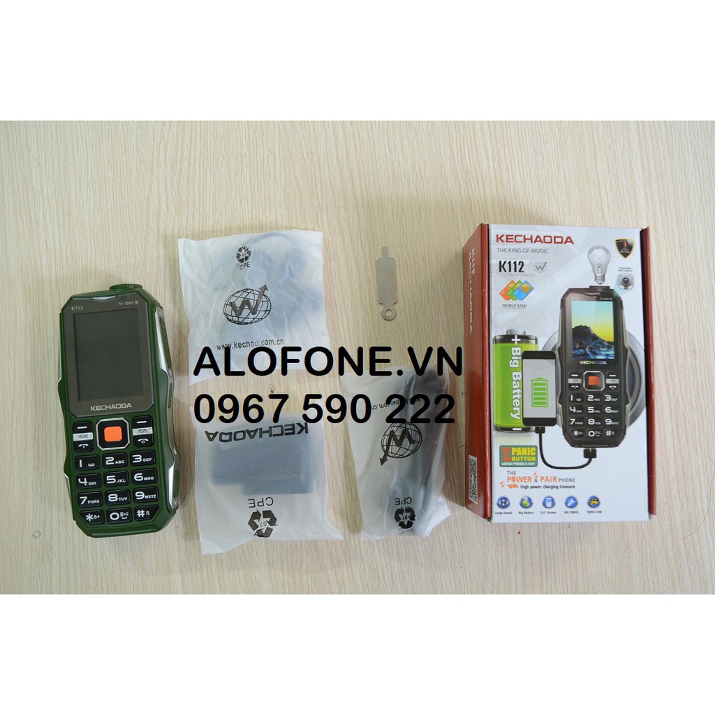 Điện Thoại Độc Kechaoda K112 Sạc cho Smartphone Tặng Cây Mở Vít Pin 1 Tháng Chờ | BigBuy360 - bigbuy360.vn