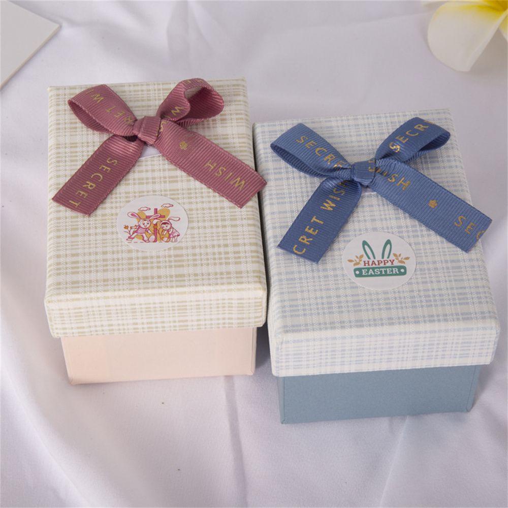 Cuộn 500 Miếng Dán Trang Trí Sổ Lưu Niệm Hình Thỏ Phục Sinh Dễ Thương