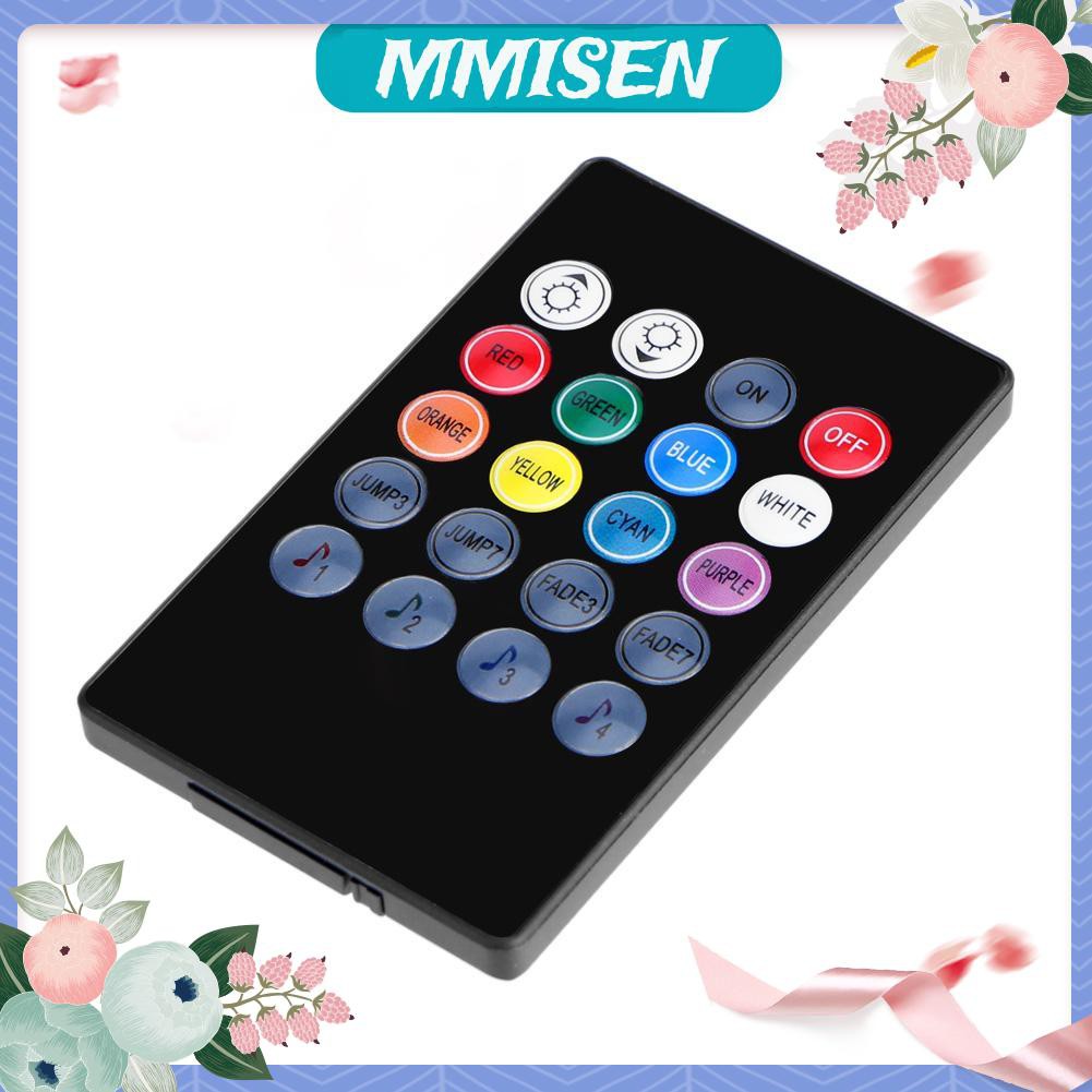 mmisen &20 Keys Music IR Controller Sound Sensor Remote Control for RGB LED Strip