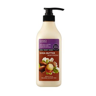 Sữa tắm trắng Hàn Quốc cao cấp DABO SHEA BUTTER Cao cấp Hàn Quốc 750ml - Hàng Chính Hãng