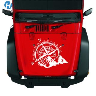 Decal dán xe hơi hình la bàn