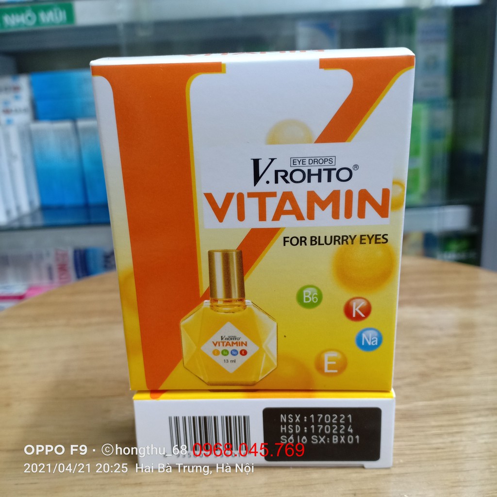 Nhỏ mắt - V.ROHTO VITAMIN 13ml