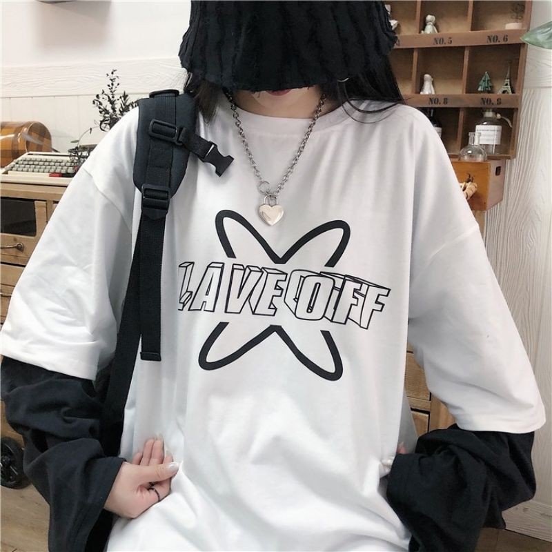 Áo thun nữ form nhỏ 30kg, áo phông tay lỡ phông dáng rộng unisex, ulzang, có size s.AP42