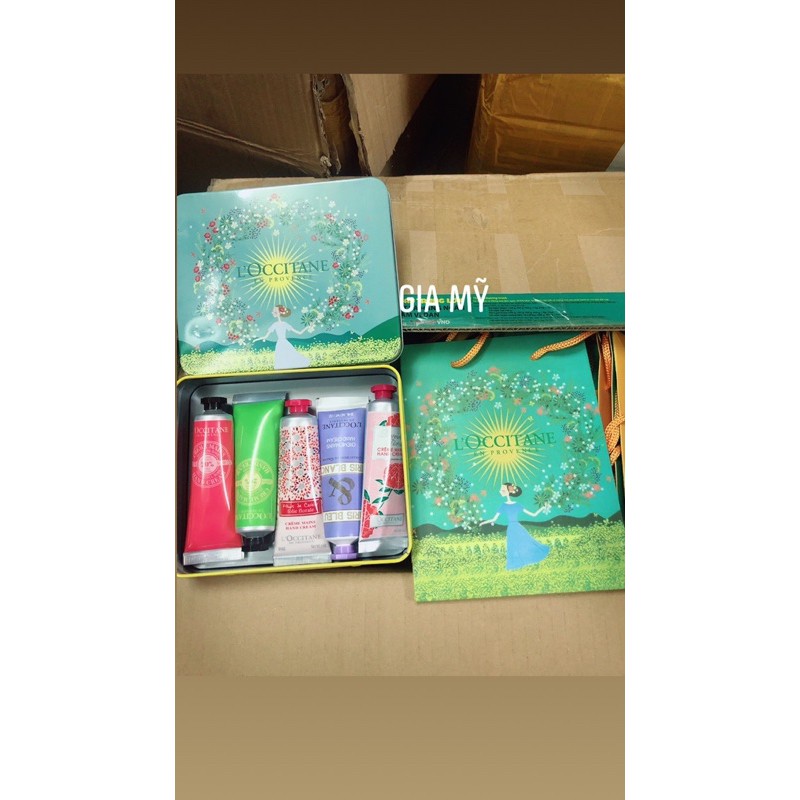 set 5 tuýp dưỡng da tay(+hộp,túi)