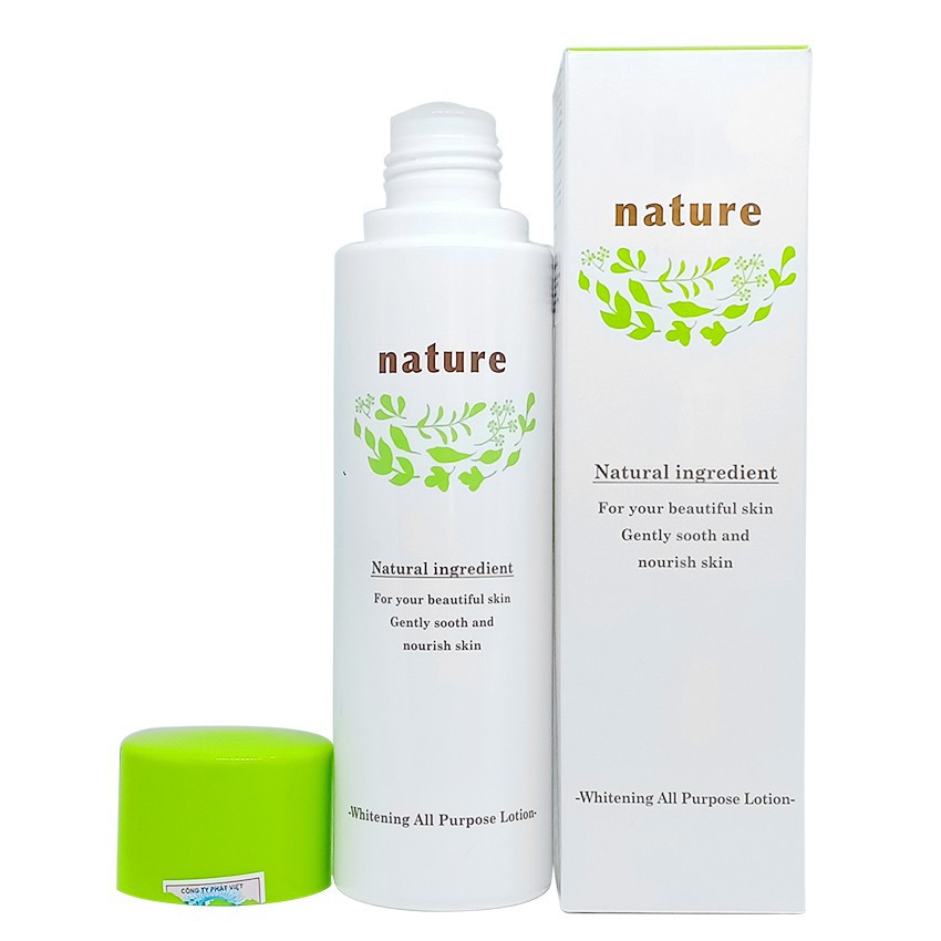 Nước hoa hồng Naris Nature Whitening All Purpose Lotion Nhật Bản 160ml