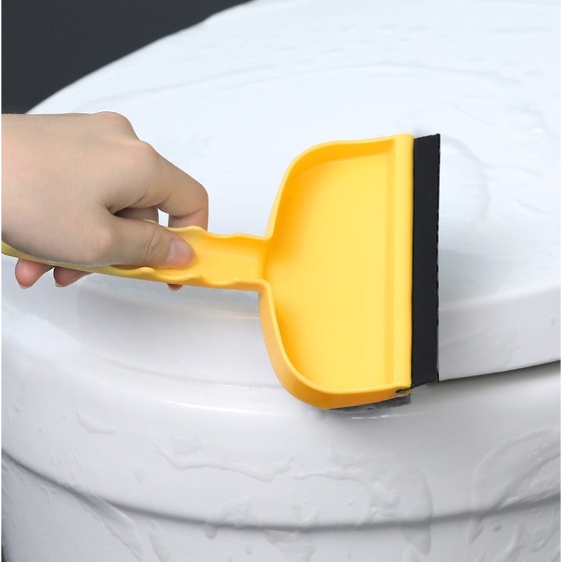 Bàn chải vệ sinh cửa kính bằng silicon 2 trong 1 chất lượng cho nhà bếp/ nhà tắm