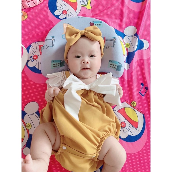 Bodysuit cho bé sơ sinh - BABYSTORE88 - sét Body vàng 2 dây kẹp ren thiết kế cao cấp V65 váy cho bé gái sơ sinh
