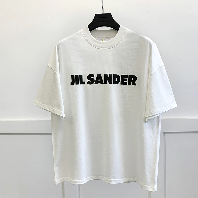Áo Thun Tay Lỡ Jil Sander, Áo phông nam nữ form rộng 100% cotton | BigBuy360 - bigbuy360.vn