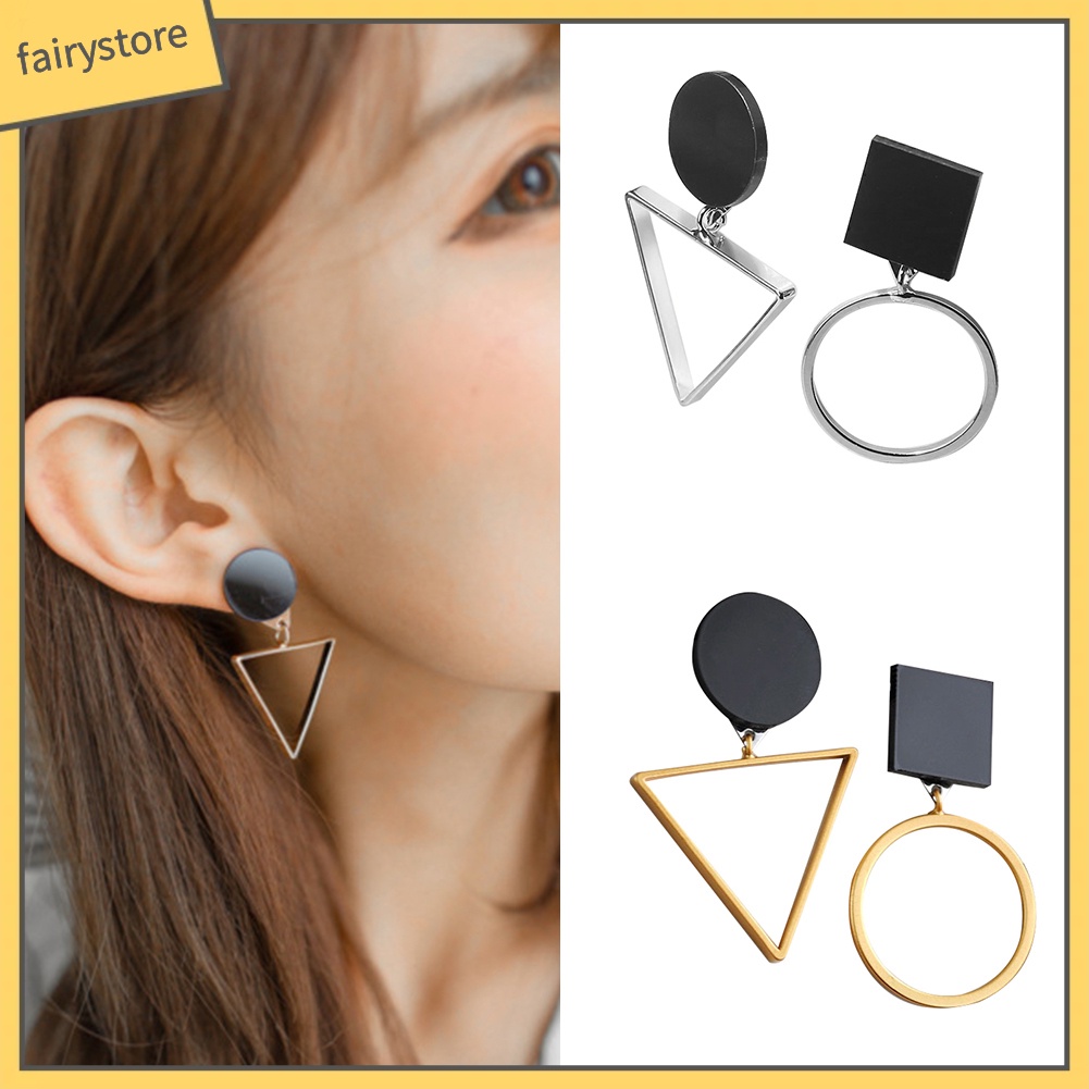 Bông tai hình học thời trang cá tính cho nữ