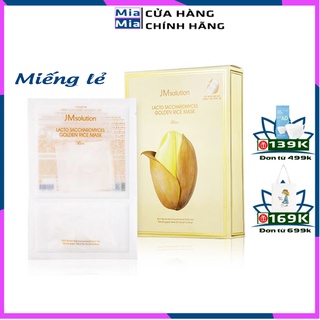 Mặt Nạ Gạo JM Solution Tinh Chất Gạo (Miếng lẻ) JM Solution Lacto Saccharomyces Golden Rice Mask Cấp Ẩm Sáng Da