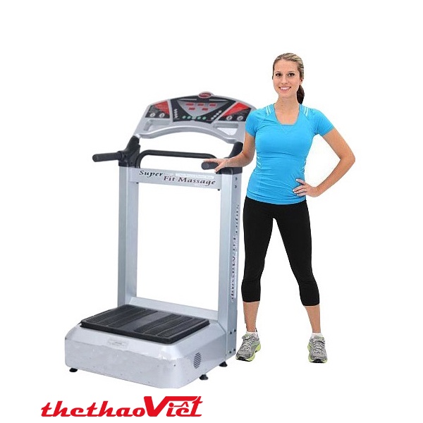 Máy rung giảm mỡ bụng giảm cân Super Fit, máy rung massage toàn thân