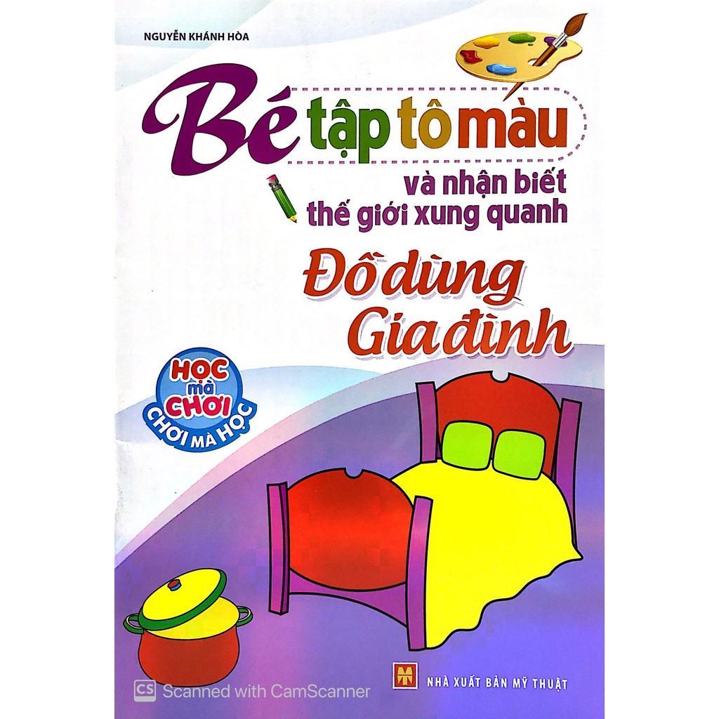 Sách: Bộ Bé Tập Tô Màu Và Nhận Biết Thế Giới Xung Quanh (Bộ 6 Cuốn)