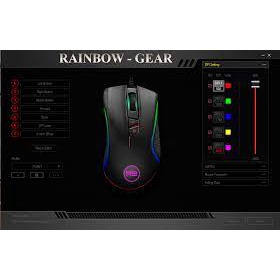 [Gaming Mouse] Chuột chuyên Game 7D Rainbow R350, Led RGB, DPI 4000 (Đen) - Phụ Kiện 1986