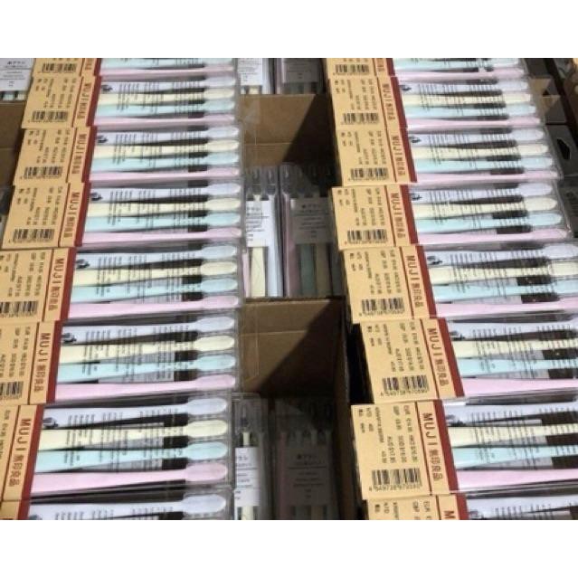 SET 4 BÀN CHẢI ĐÁNH RĂNG MUJI XUẤT NHẬT