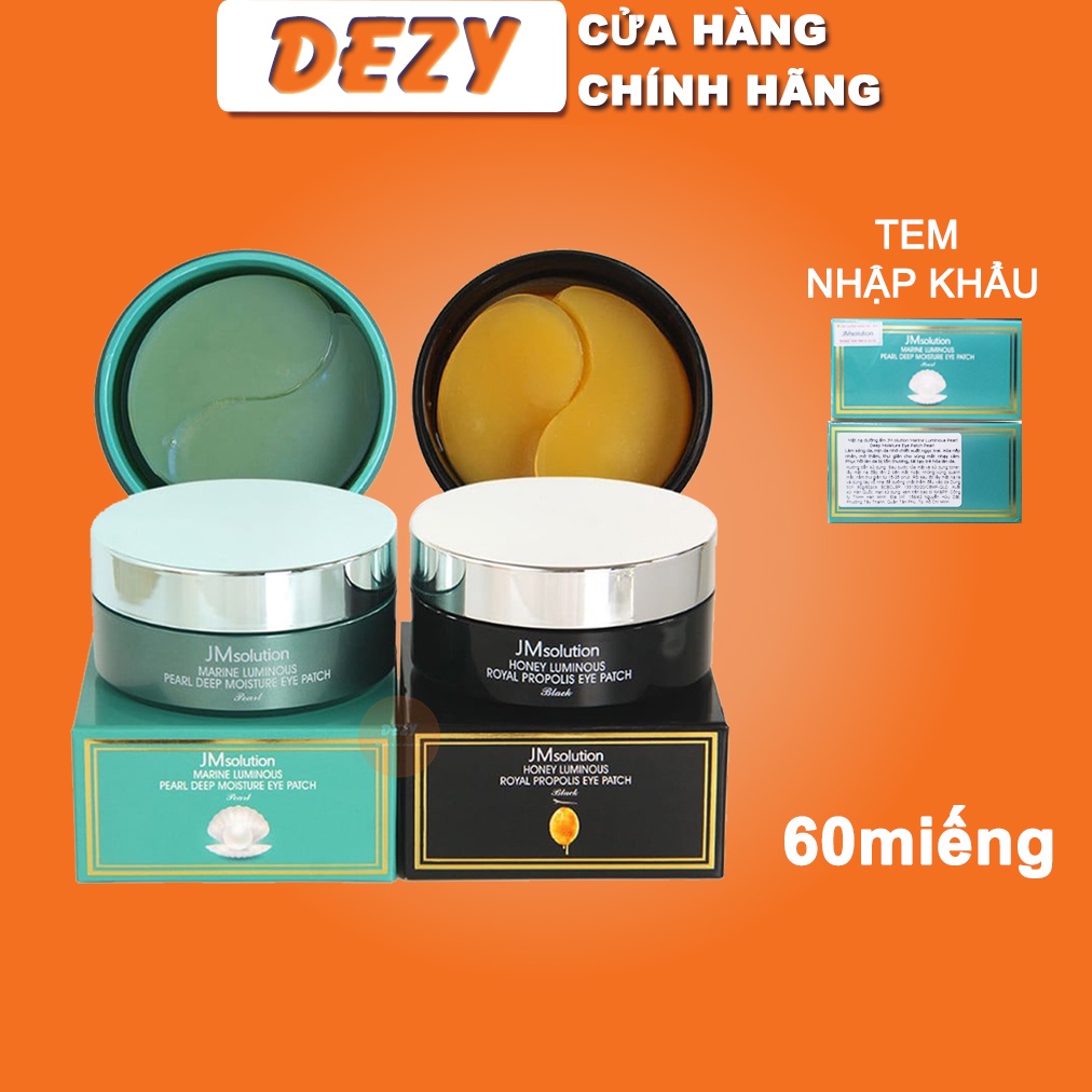 Mặt Nạ Mắt JM Solution Chính Hãng - JMsolution Hàn Quốc Giảm Nếp Nhăn Dưỡng Ẩm Ngừa Lão Hóa Chăm Sóc Da Dưỡng Trắng Dezy