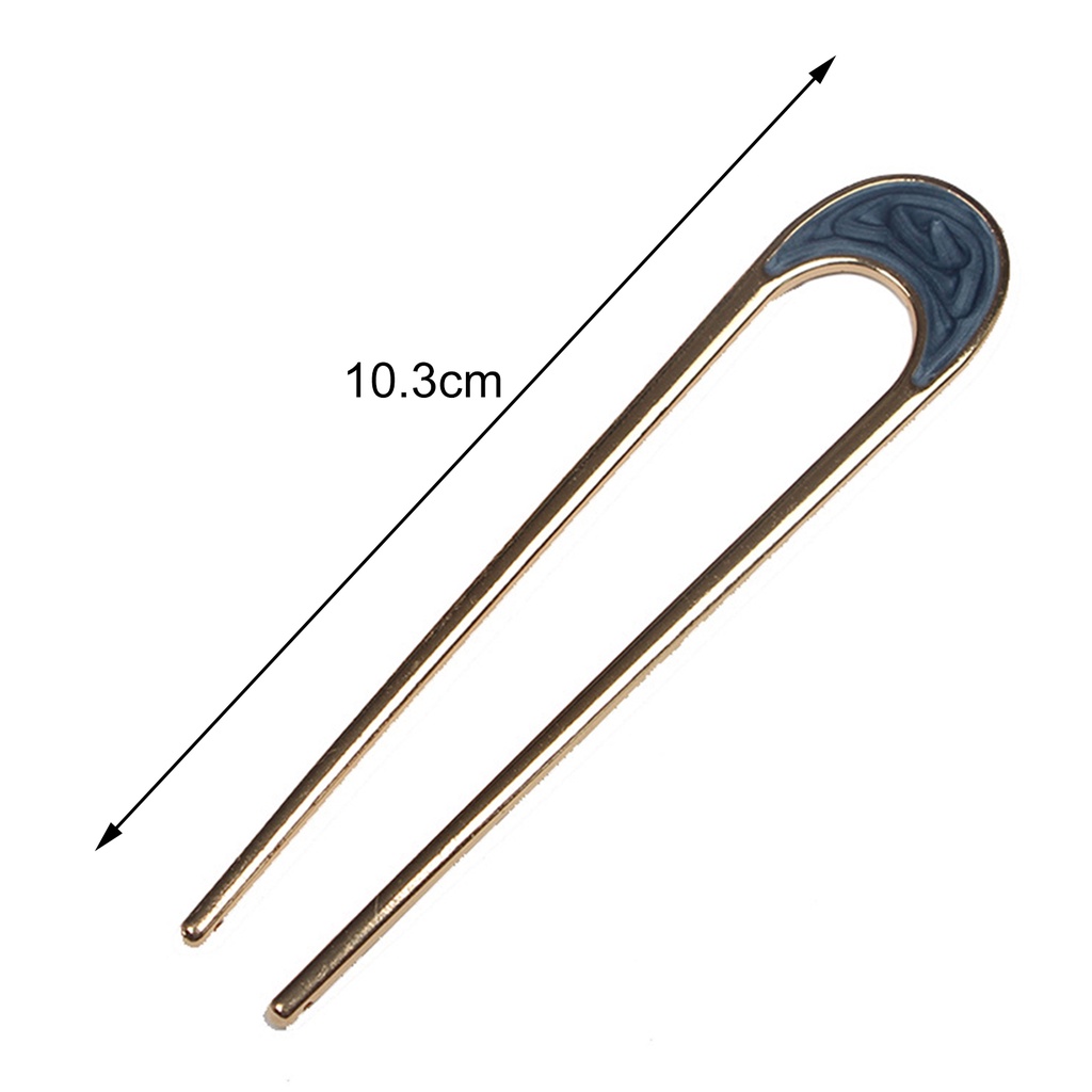 Trâm Cài Tóc Hình Chữ U Bằng Sắt Thời Trang