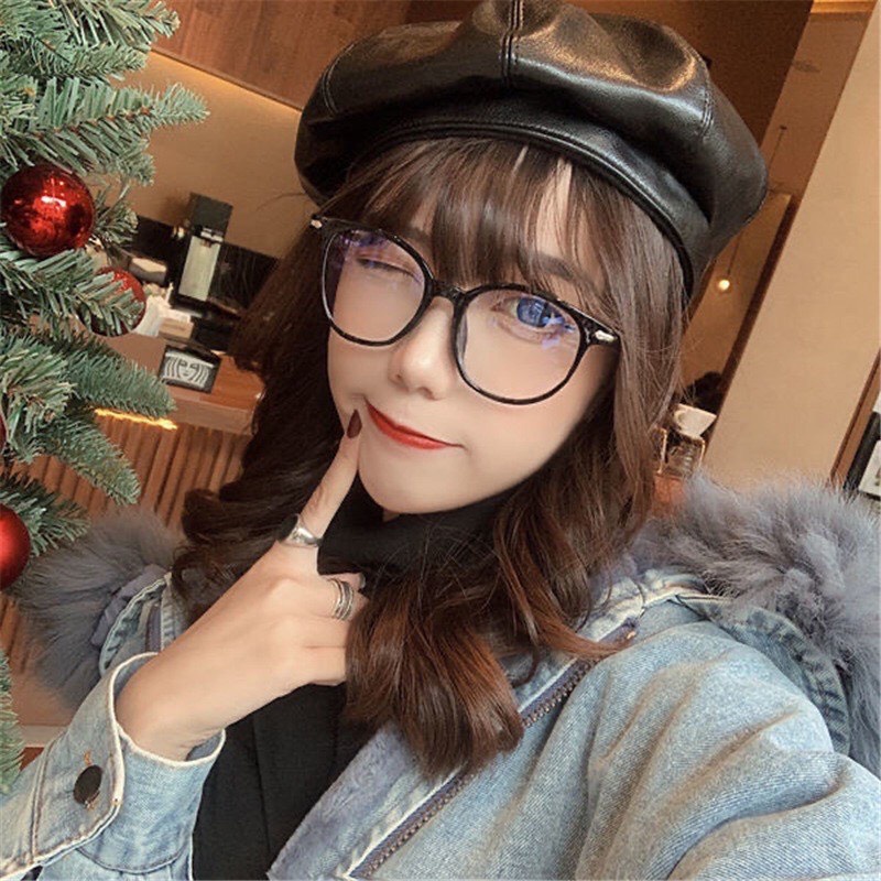 Kính Form tròn Nam Nữ 432 Chất liệu nhựa hàn quốc kiểu dáng hot trend