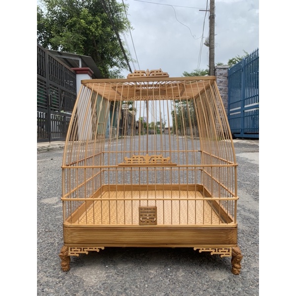 Lồng chào mào bo góc thái đấu cực đẹp, lồng chim biên hòa