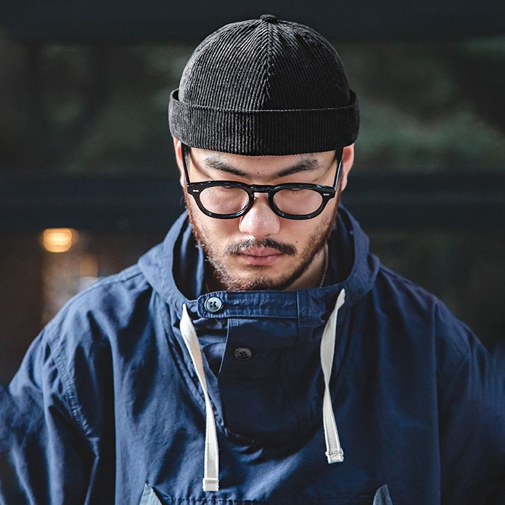 Mũ beanie in chữ/ hình dưa hấu/ đầu lâu phong cách Hàn Quốc đơn giản thời trang cho nam và nữ