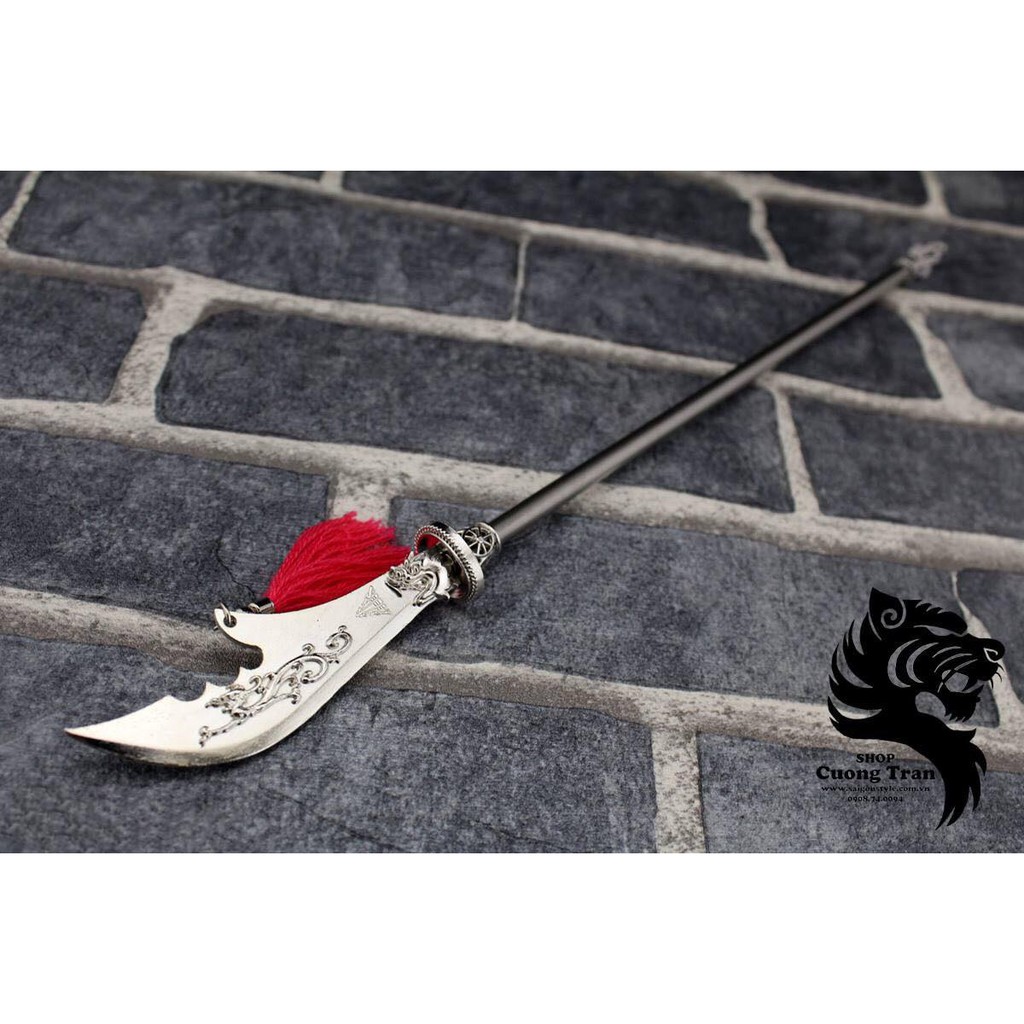 Mô hình móc khóa Thanh long đao