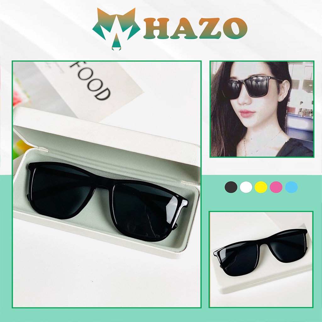 Mắt Kính Thời Trang Kính Mát Gọng Tây Đen Thời Trang Cực Đẹp - Hazo