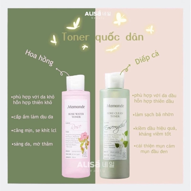 [250ml] Nước cân bằng da Mamonde Toner 250ml