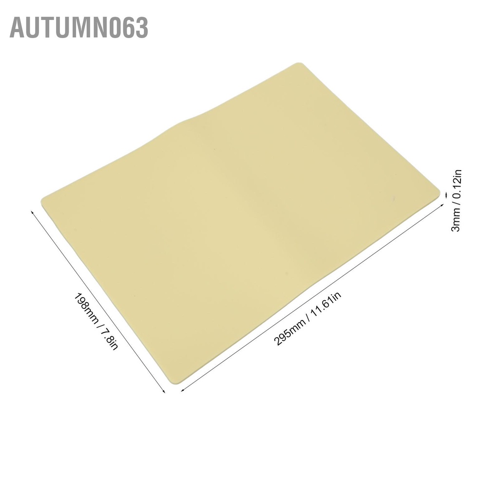 Set 5 Da Giả Dày Dặn Dùng Để Luyện Tập Xăm Chân Mày Autumn063