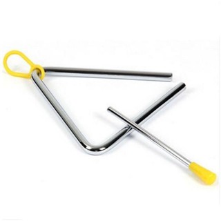 Kẻng tam giác 6 inch nhạc cụ gõ loại to 145mm cho bé, nhạc cụ TRIANGLE