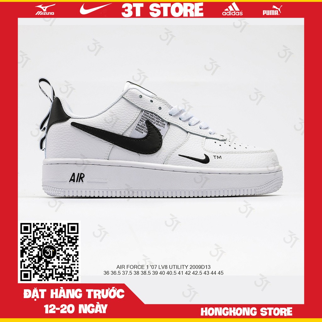 GIÀY SNEAKER MÃ SẢN PHẨM_Nike Air Force 1 Utility White BLACK NHIỀU MÀU PHONG CÁCH FULLBOX + FREESHIP