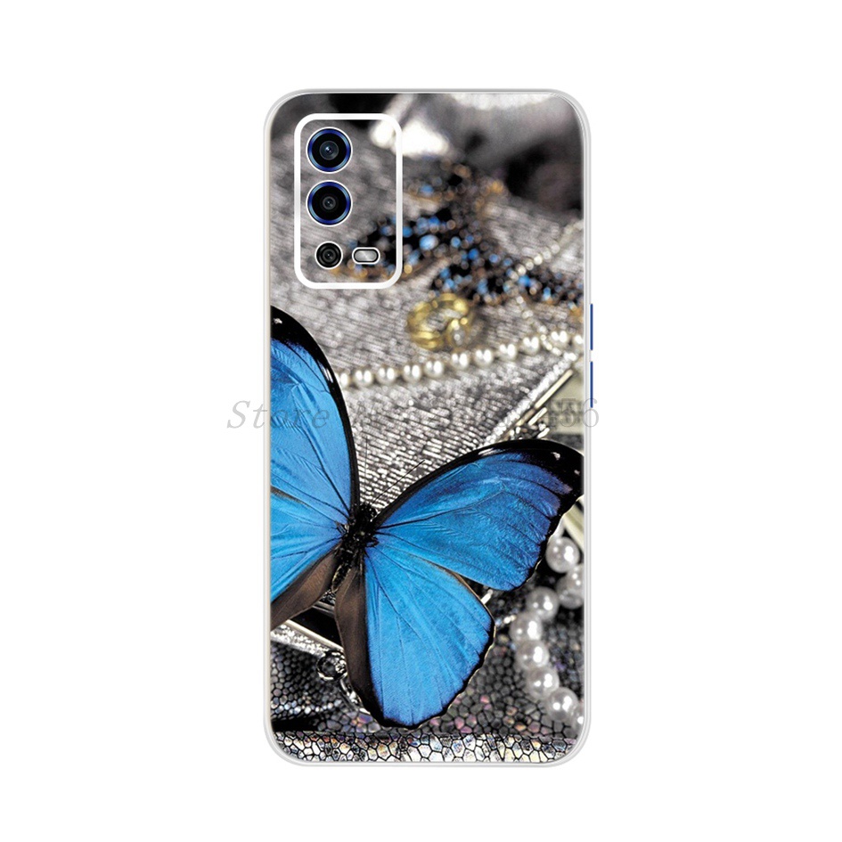 Ốp điện thoại silicon TPU mềm mỏng in họa tiết hoạt hình dễ thương cho OPPO A55 202155 A 55 4G 5G