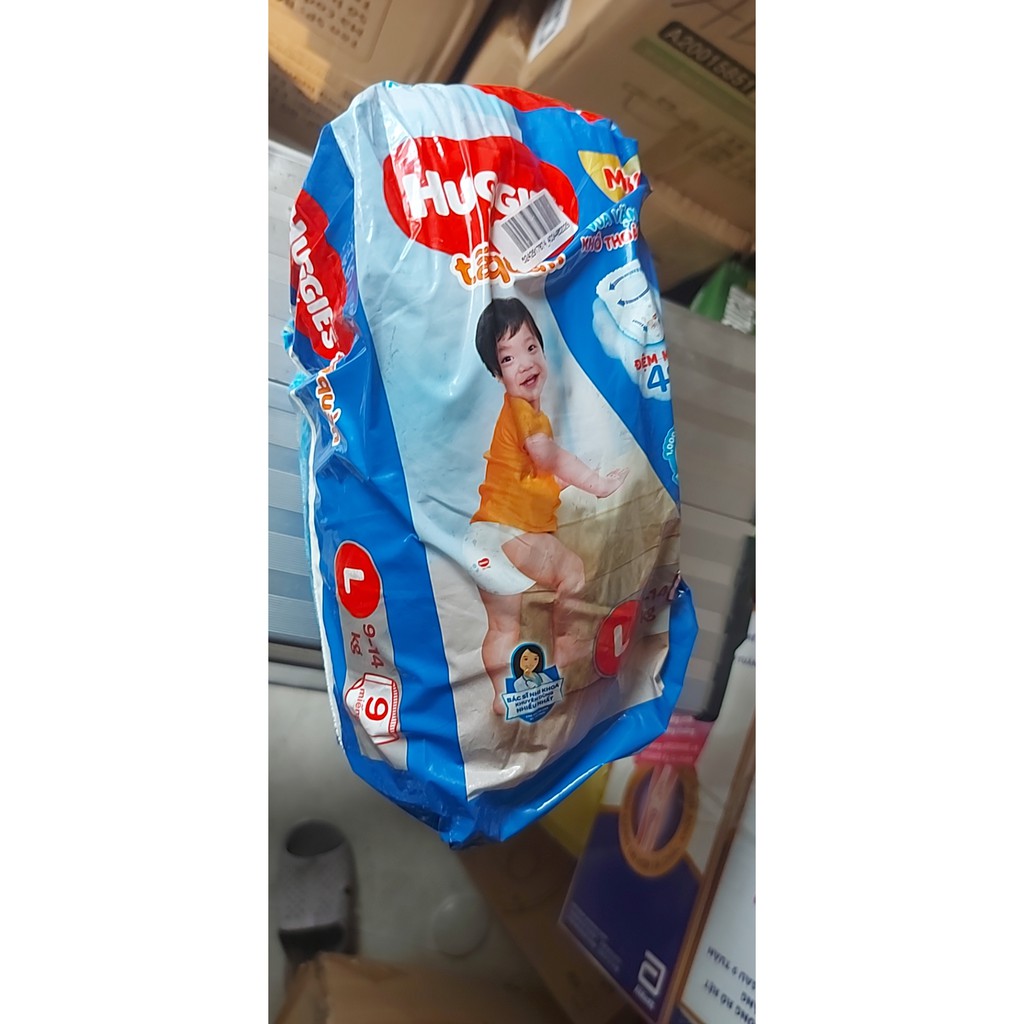 (tặng 1 thú bông )Tã quần huggies đệm mây size M74/L8/XL62