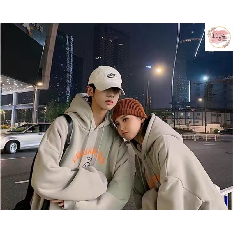 Áo Hoodie nam nữ unisex, Áo nỉ bông gấuu mũ 2 lớp dày dặn phom rộng phong cách hàn quốc mặc đôi nhóm đẹp | BigBuy360 - bigbuy360.vn