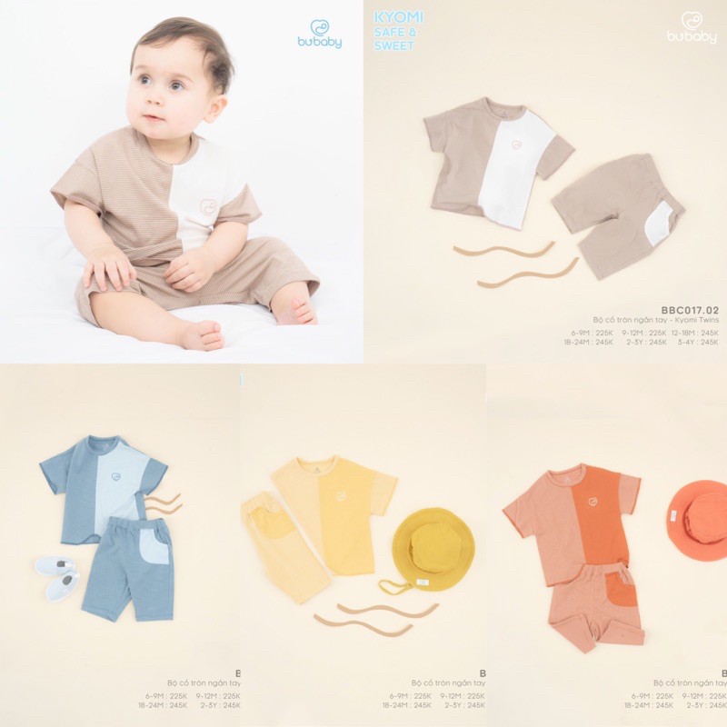 [BST Kyomi] Bộ cộc tay quần lỡ Bu Baby