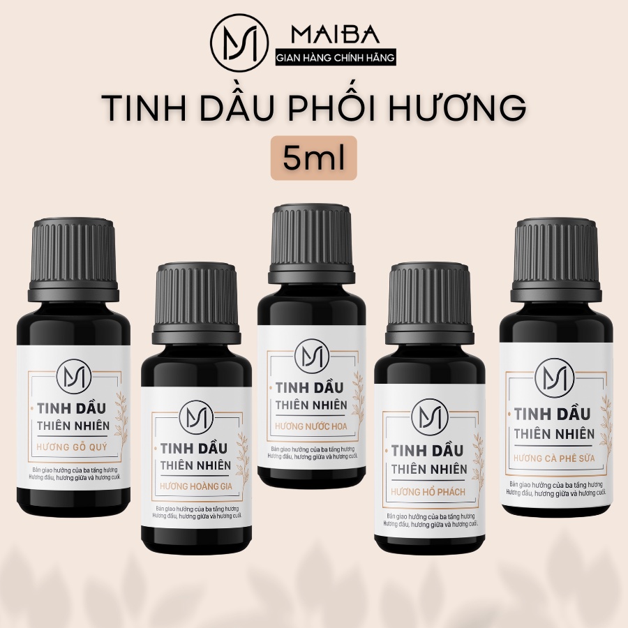 Tinh dầu thơm phòng thiên nhiên MAIBA xông phòng giúp khử mùi và thư giãn