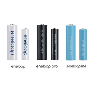 (01 viên) Pin sạc Eneloop Panasonic AAA màu trắng (Phiên bản xuất khẩu)