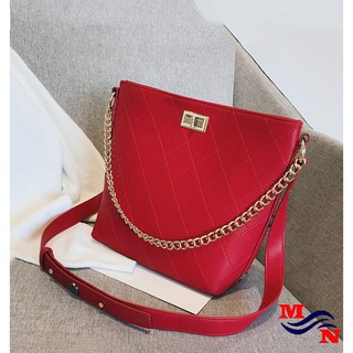 Túi Xách Đeo Chéo 2 Dây Khóa Vặn BO38