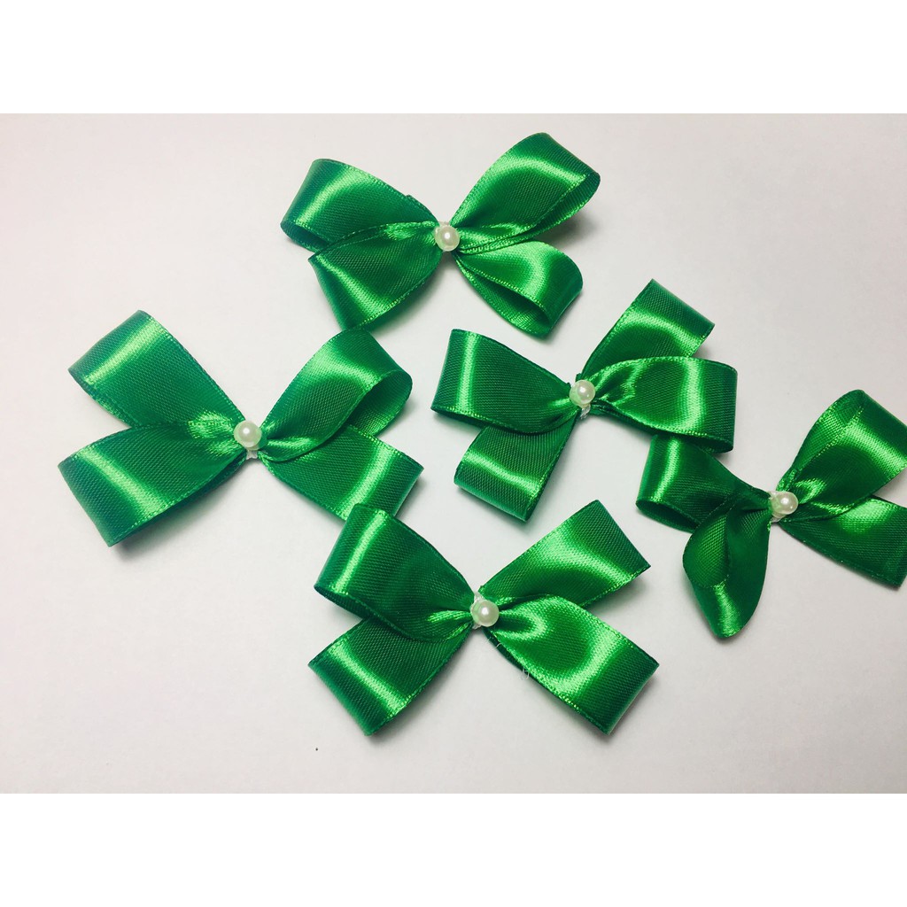 Trang Trí - Nơ Ruy Băng 7cm - Trang Trí Mũ Áo - Màu trơn