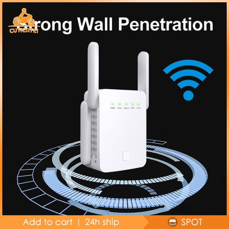 Thiết bị khuếch đại sóng wifi 1200Mbps 2.4G 5G phích cắm US | BigBuy360 - bigbuy360.vn