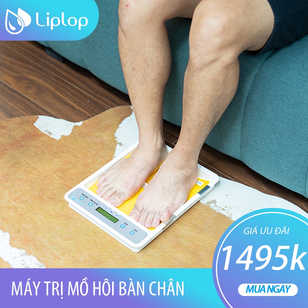 Máy Chữa Trị Mồ Hôi Chân Liplop MS01A Dành Cho Nam Nữ - Được Bộ Y Tế Chứng Nhận &amp; Các Bác Sĩ Da Liễu Khuyên Dùng