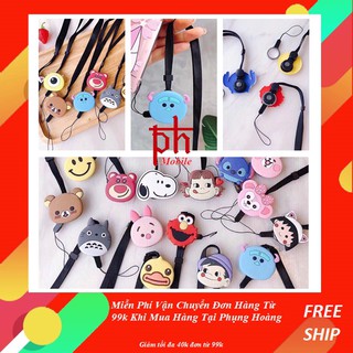 Dây Đeo Điện Thoại Hình Thú Siêu Cute