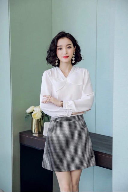 Áo Sơ Mi Nữ Lụa Satin Dài Tay Cao Cấp Màu Đen ,Trắng ,Trắng Ngà Size M Đến XXL