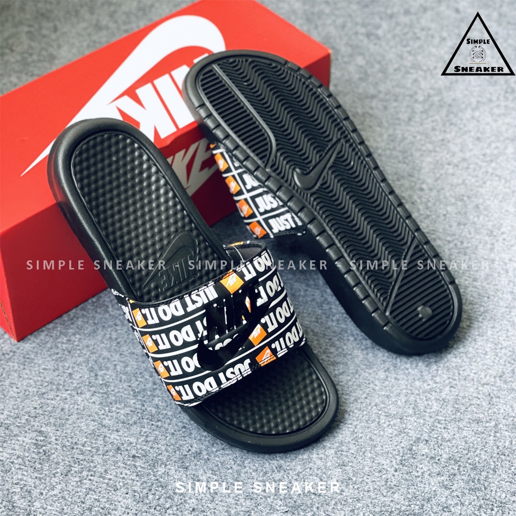 Dép Nike JDI Chính Hãng FREESHIP Nike Benasi Just Do It Print - Dép Quai Ngang Nike Nam Chuẩn Auth - Simple Sneaker