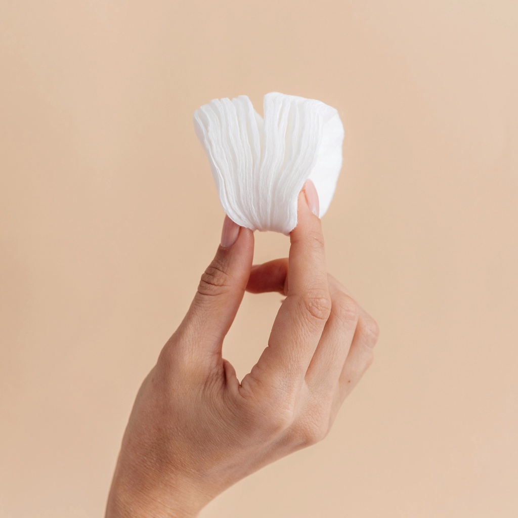 Bông tẩy trang Flormar Square Cotton Pads For Facial 50 miếng