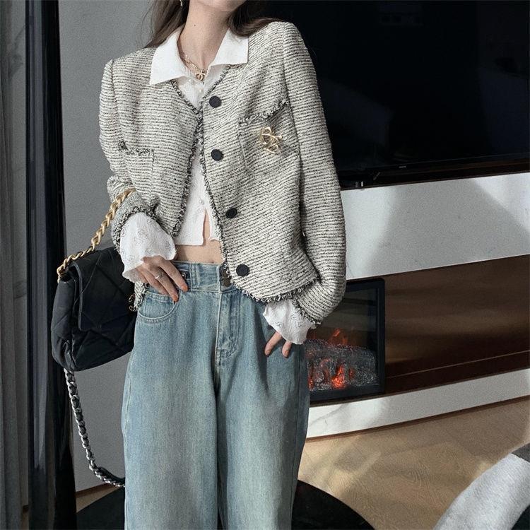 One Forget All Rỗng/&lt;Best Exclusive} Áo Sơ Mi Ren Hoa Hồng polo Dáng Ngắn Khí Chất Retro Cá Tính