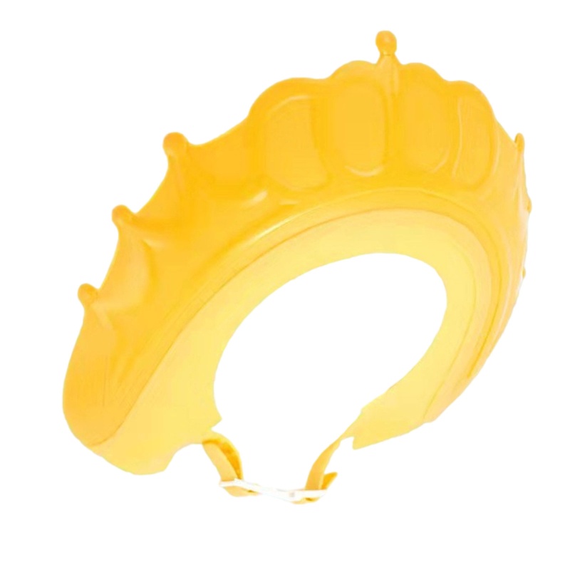 Mũ Chắn Nước Gội Đầu Bảo Vệ Tai Hình Vương Miện Tùy Chỉnh Tiện Dụng Cho Bé