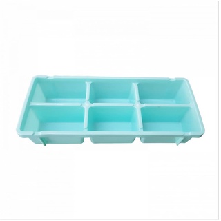 Combo 5 khay làm đá 6 viên to - nhựa cao cấp