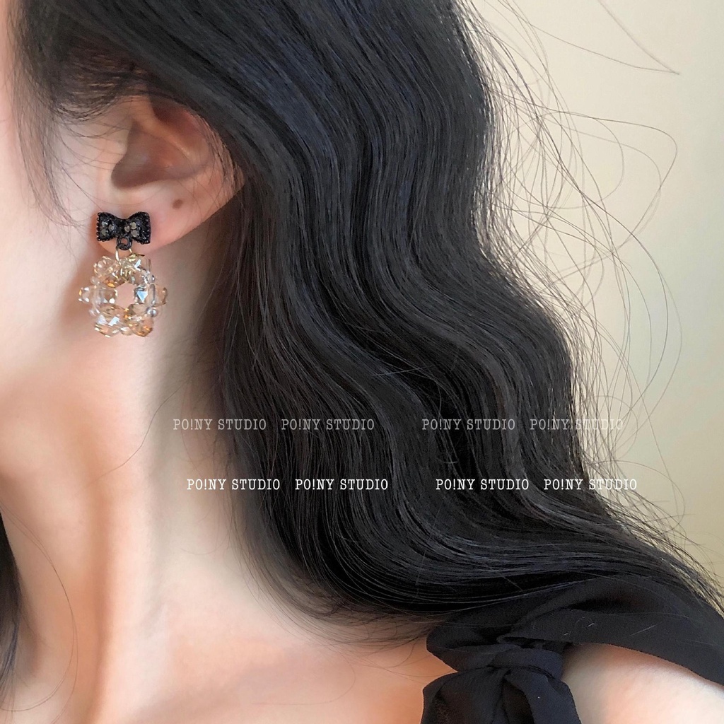 Bông Tai Hình Nơ Phong Cách Hàn Quốc Sang Trọng Thời Trang Cho Nữ