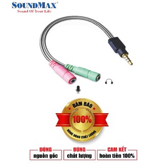Cáp chuyển Soundmax Jack gộp Mic & Audio