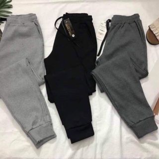 Quần jogger trơn nhiều màu